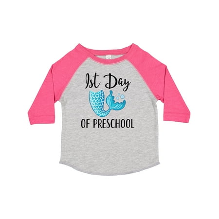 

Inktastic 1st Day of Preschool Mermaid Gift Toddler Toddler Girl T-Shirt