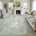 thumbnail image 1 of x Washable Area Rug for Living Room Bedroom Cream Neutral Carpet Low Pile Soft Thin Tapis Salon Abstract Modern Vacuumable Lightweight Large Throw Rug for Dining Room Kitchen, 1 of 9