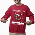 thumbnail image 2 of Christmas Sweatshirt, Santa Basketball Dunk Christmas Sweatshirt, Funny Ugly Holiday Sweatshirt, Xmas Gift for Basketball Lovers, 2 of 5