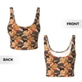 thumbnail image 6 of Goofa Dog Printed Sports Bras for Women, High Impact Running Bra Workout Crop Tank Tops Longline Sports Bra Push up-Medium, 6 of 9