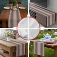 thumbnail image 6 of Brown Ombre Table Runner 72 Inches Long,Modern Abstract Art Farmhouse Gradient Cotton Linen Table Runners Dresser Scarves,Decorative Tabletop Scarf Furniture Cover for Home Dinner Party 13"x72", 6 of 8