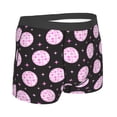 thumbnail image 4 of Uemuo Pink Groovy Disco Ball Pattern Men's Boxer Briefs,Trunk Anti-Chafing,Comfortable, Durable, and Stylish Underwear-X-Large, 4 of 9