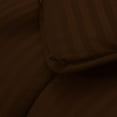 thumbnail image 4 of DNG Creations 5 Piece Damask Stripe Comforter 100% Egyptian Cotton 550 GSM Filling ( California King Size ) All Season 800 Thread Count - Stripe Chocolate Colour, 4 of 6