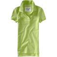 thumbnail image 1 of Aeropostale Womens Uniform A87 3 Button Polo Shirt, Verde, X-Large, 1 of 1