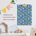 thumbnail image 2 of ALAZA Plastic Clipboard A4 Letter Size Decorative Clipboards for Students Women Men 9" x 12.5" Jellyfish Turtle Pattern, 2 of 6