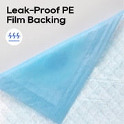 Honey Care Extra Large Dog and Puppy Training Pads, Ultra Absorbent, Blue, 28 x 34, 40 Count