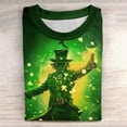 thumbnail image 2 of Unisex St. Patrick's Day Elderly Print Casual Long Sleeve T-Shirt, 2 of 5