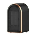 thumbnail image 2 of Nkmbld Electric Space Heater, 1200W PTC Ceramic Heater with Heating and Fan Modes, Safe and Quiet Ceramic Heater Fan for Office Bedroom Bathroom, Black, 2 of 8