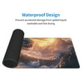 thumbnail image 4 of Pofeuu Mythical Serpent Mountain Sunrise Print Desk Mat for Keyboard and Mouse，Computer Desk Matt for Desktop，Large Mouse Pad for Desk，Desk Pads on Top of Desks 12x31.5in, 4 of 8
