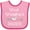 Pink and Red, variant on Inktastic Great Grandmas Favorite- Heart Great Grandchild Boys or Girls Baby Bib