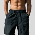 thumbnail image 2 of Men's Casual Shorts Lightweight Comfortable Outdoor Shorts with Functional Pockets for Everyday Wear, 2 of 7