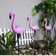 thumbnail image 5 of 3 X Solar Lamp Decorative Flamingo Set Flamingos Garden Decoration, 5 of 5
