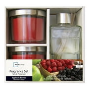 Mainstays Apple & Berries Fragrance Gift Set, 3 Piece