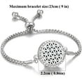 thumbnail image 2 of JEAN SMILE Essential Oil Diffuser Bracelet Aromatherapy Locket Scent Bracelet Adjustable Bracelet Styles Set with 10 Refill Pads，Pads Send a Beautiful Gift Box, 2 of 7
