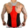 thumbnail image 3 of Hirigin Men Gym Sleeveless Tank Top Muscle Sport Workout Fitness Vest Tee, 3 of 6