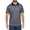 Black/Grey, variant on New Men's Flag & Anthem Kiawah Mini Stripe Performance Polo Navy XL