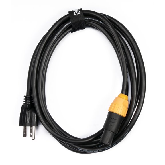 Accu-Cable SIP1MPC15 Outdoor 15' Power Twist Lock To 3-Prong Edison Plug Cable