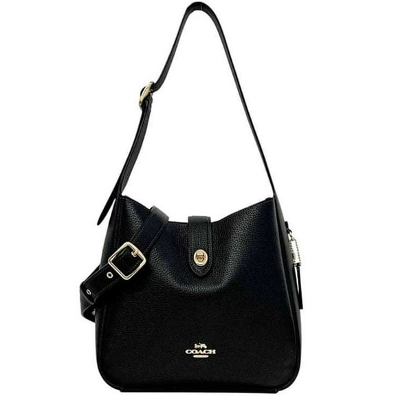 Pre-Owned Coach Hadley Convertible Crossbody Bag (f-24336) in Black (CW002) IMBLK... (Good)