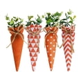 thumbnail image 2 of Sharprepublic 4 Pieces Cloth Easter Carrots Fake Carrots for Spring Farmhouse Home Kitchen, 2 of 8