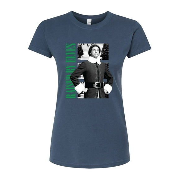 ELF - Christmas Raised By Elves - Juniors Fitted Graphic T-Shirt