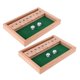 thumbnail image 1 of 3 Unids Juegoa de Flop Digital Juquete de Pub Clásico para Adultos Accesorio para perfke Juego de dados de la tabla de madera, 1 of 8