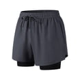 thumbnail image 3 of Yaoyar Men's 2 in 1 Running Shorts 5 inch Gym Athletic Workout Shorts with Liner Quick Dry with Back Pockets, 3 of 3