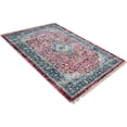 thumbnail image 3 of RUGSOTIC CARPETS Machine Woven Crossweave AREA RUGS - 5'x7'10'', Rectangle,Red,Classic Oriental Traditional , Low Pile Machine Made Area Rugs for Living Room, Bed Room (M00083), 3 of 6