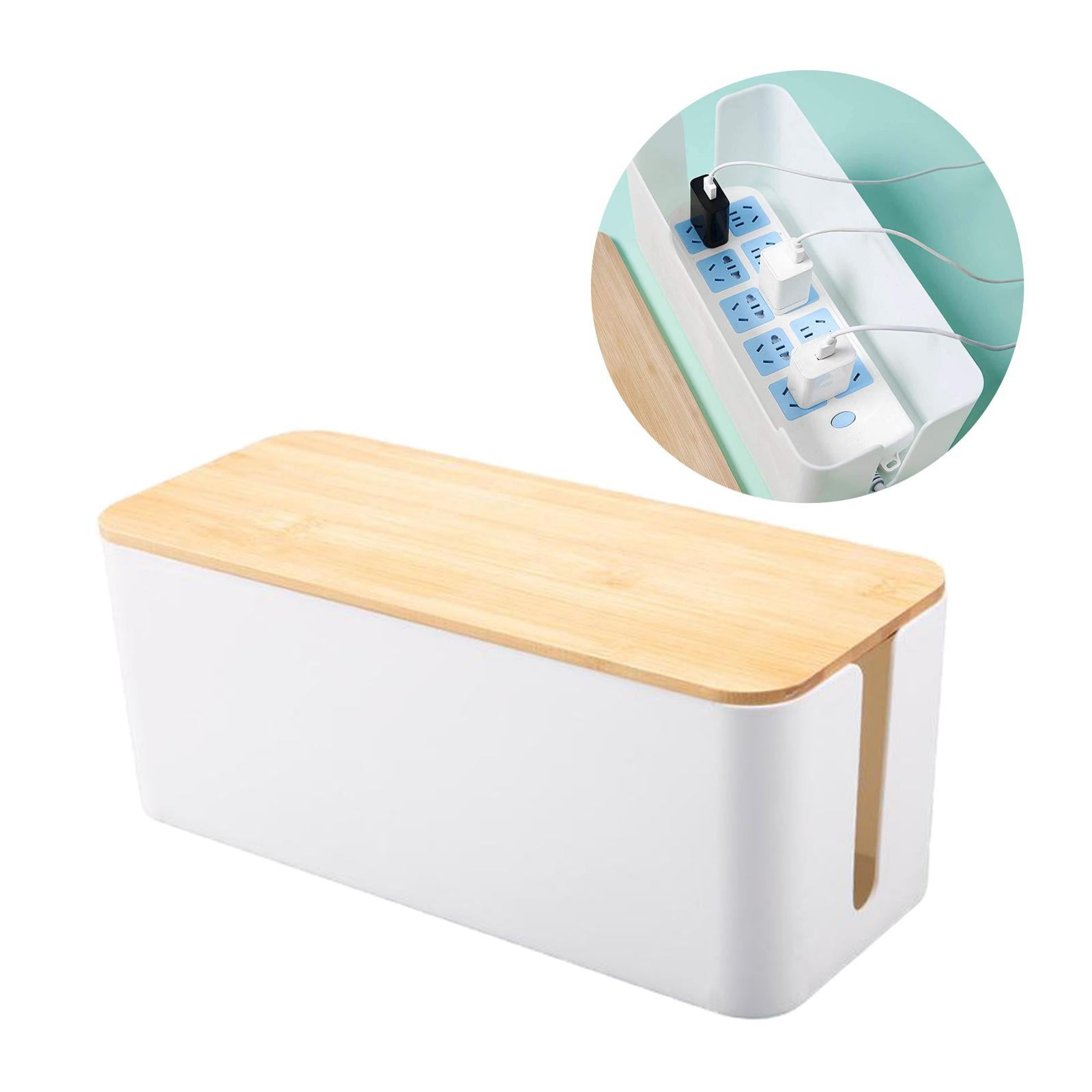 Wire Hider Cable Management Box Concealer, Hide Loose Wires, Electrical Cords Organizer - Multi