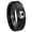 Black Polish Step Edge, variant on Mario Mushroom Step Edge Black And Blue Tungsten Men's Ring 10MM