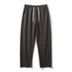 thumbnail image 2 of Pantalones largos para hombre, casuales, de moda, lisos, de pierna recta, con cordón y cintura elástica, 2 of 3