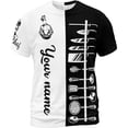 thumbnail image 2 of Lotusprinthandmade Personalized Name Love Chef Unisex T-shirt 3D S-5XL Multicolor, 2 of 5