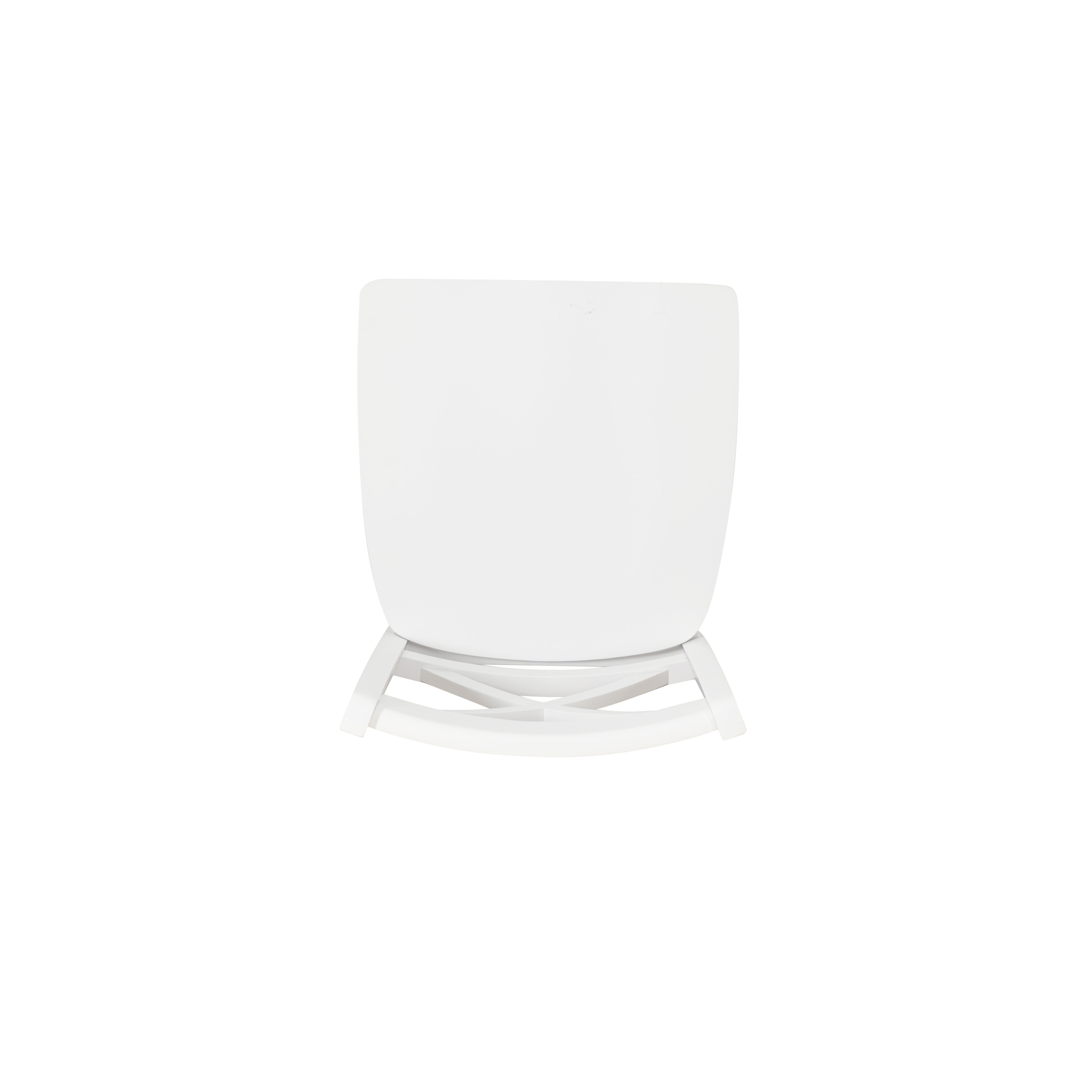 Linon Torino 24" Cross-Back Indoor Wood Counter Stool, White