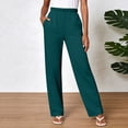 thumbnail image 2 of COMVALUE Wide Leg Sweatpants Women 2026 High Waist Sweat Pants Baggy Straight Athletic Pants with Pockets (XXL, Green), 2 of 6