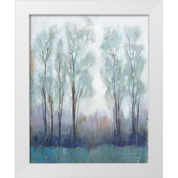 OToole, Tim 20x24 White Modern Wood Framed Museum Art Print Titled - Through the Clearing II