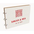 thumbnail image 7 of Darling Souvenir Personalized Engraved Laser Cut Wedding Guest Book Wooden Cover Sign-in Book Registry Guestbook Scrapbook-KP, 7 of 7