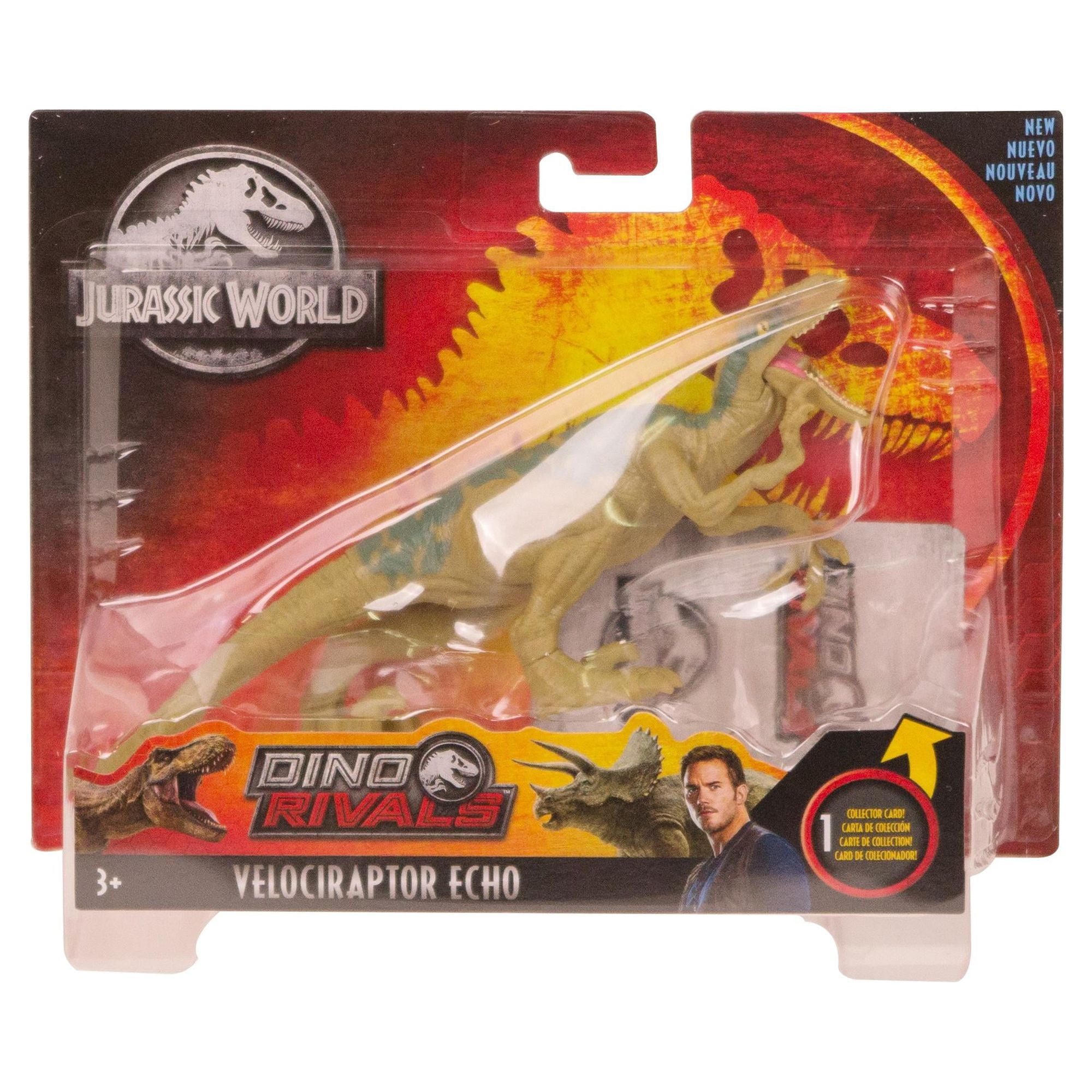 Jurassic World Dino Rivals Attack Pack Velociraptor Echo Dinosaur
