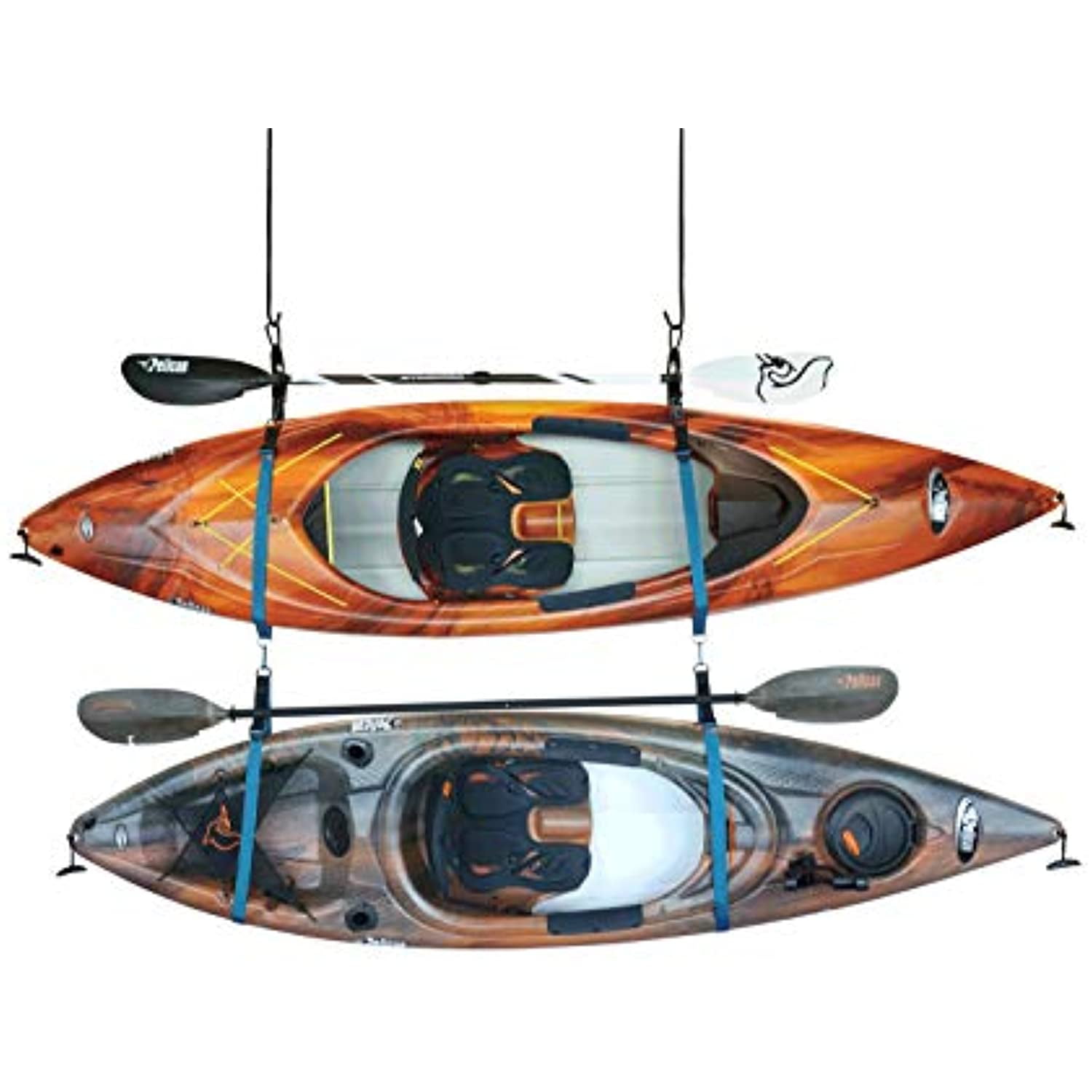 Pelican Double Kayak Storage Strap System For Indoor and Outdoor