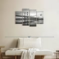 thumbnail image 2 of Elephant Stock Tacoma Bridge Monochrome Wall Art - Horizontal Multi Panel Canvas - Living Room Wall Decor - Architecture Multi Panel - Black And White Decor - 36" x 22", 2 of 8
