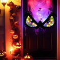 thumbnail image 4 of Halloween Decorations Spooky Eyes Lights, 21 Inch Large Wooden Halloween Window Eye Lights with 7 Color Modes and USB/Battery Operated for Home, Wall, Window, Trees Halloween Décor, 4 of 9