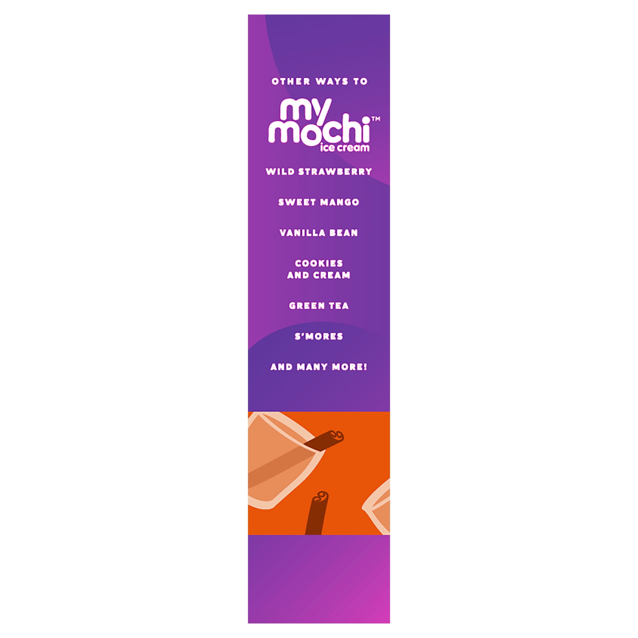 My/Mochi Horchata, Premium Mochi Ice Cream, Net Content 6 Count 1.25 Ounce Soft Pieces