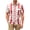 White, variant on Men’s Vintage USA Flag Print Short Sleeve Button Down Shirt, Regular Fit Patriotic Casual Summer Beach Pocket Shirt White XXL