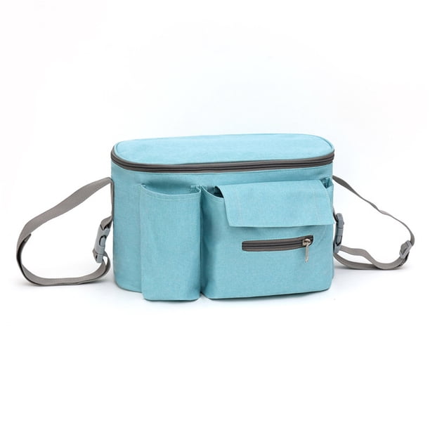 Bolsa de almacenamiento IrforaBolsa de cochecito Organizador de cochecito de bebé Accesorios de cochecito de bebé Soporte para biberón multifuncional Bolsa de almacenamiento de suministros para bebés