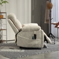 thumbnail image 3 of JUUXO Oversized Recliner Chair Lay Flat 71" Length, Large Power Lift Chair for Elderly, Extra Wide Heated Massage Chair for Big and Tall in 26" Seat Width, 400 lbs, 3 of 6