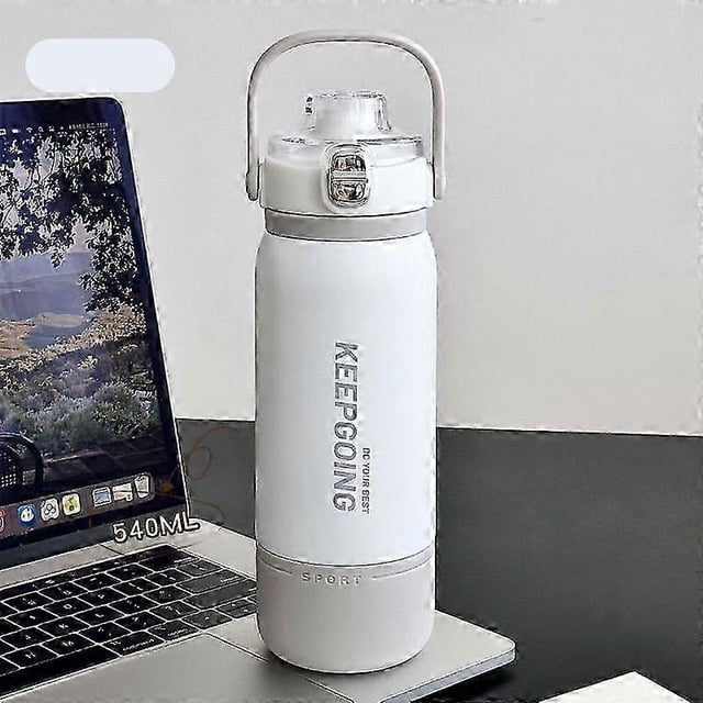 18oz Stainless Steel Water bottles,Insulated Water Bottles,BPA Free-White 26-27s