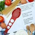 thumbnail image 4 of Nylon Spaghetti Server and Slotted Spoon with Nonstick Pasta Fork Strainer Tool and Built-in Spaghetti Measure for Easy Kitchen Prep, 4 of 5