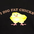 thumbnail image 3 of CafePress - I Dig Fat Chicks Dark T Shirt - Men's Classic Graphic Cotton T-Shirt, 3 of 4