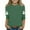 Army Green, variant on Girls Halloween Shirts Kids 3/4 Sleeve Cute Ghost Graphic Tees Dressy Casual Crewneck Pullover Tops Toddler Girl T-Shirts Army Green 110