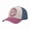 Brim Wine Red Hat Navy -1, variant on Vintage New York Motorcycle Distressed Baseball Cap, Washed Color Block Trucker Hat-Black Hat Body Khaki -4