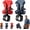 Red+Blue, variant on Portable Self-Locking Power Tool Holster, Automatic Safety Lock Drill Holder, Power Tool Holster Waist Clip System, Quick Draw Drill Holder for Tool Belt, for Hammer Drills