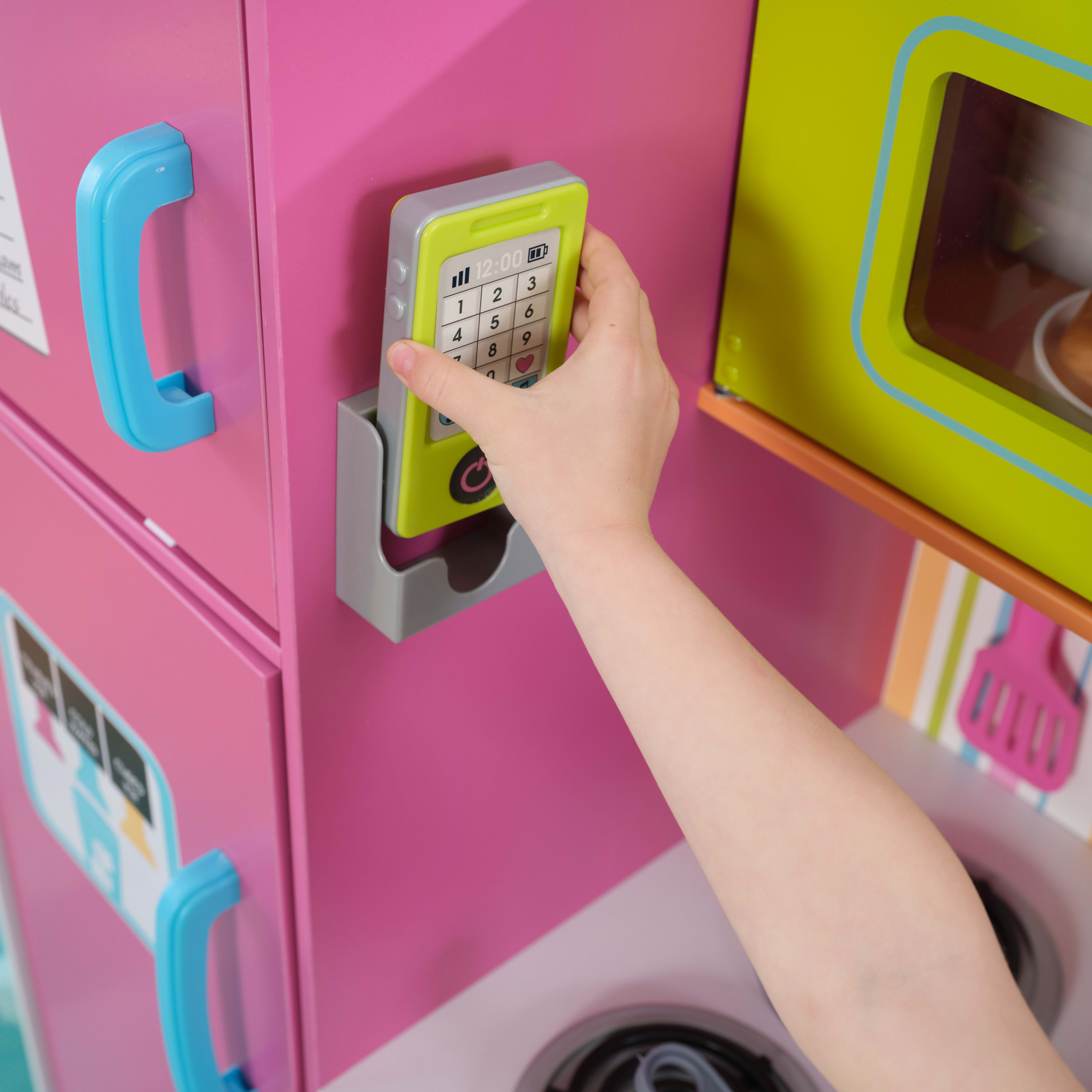 KidKraft Deluxe Big and Bright Wooden Play Kitchen photo 7